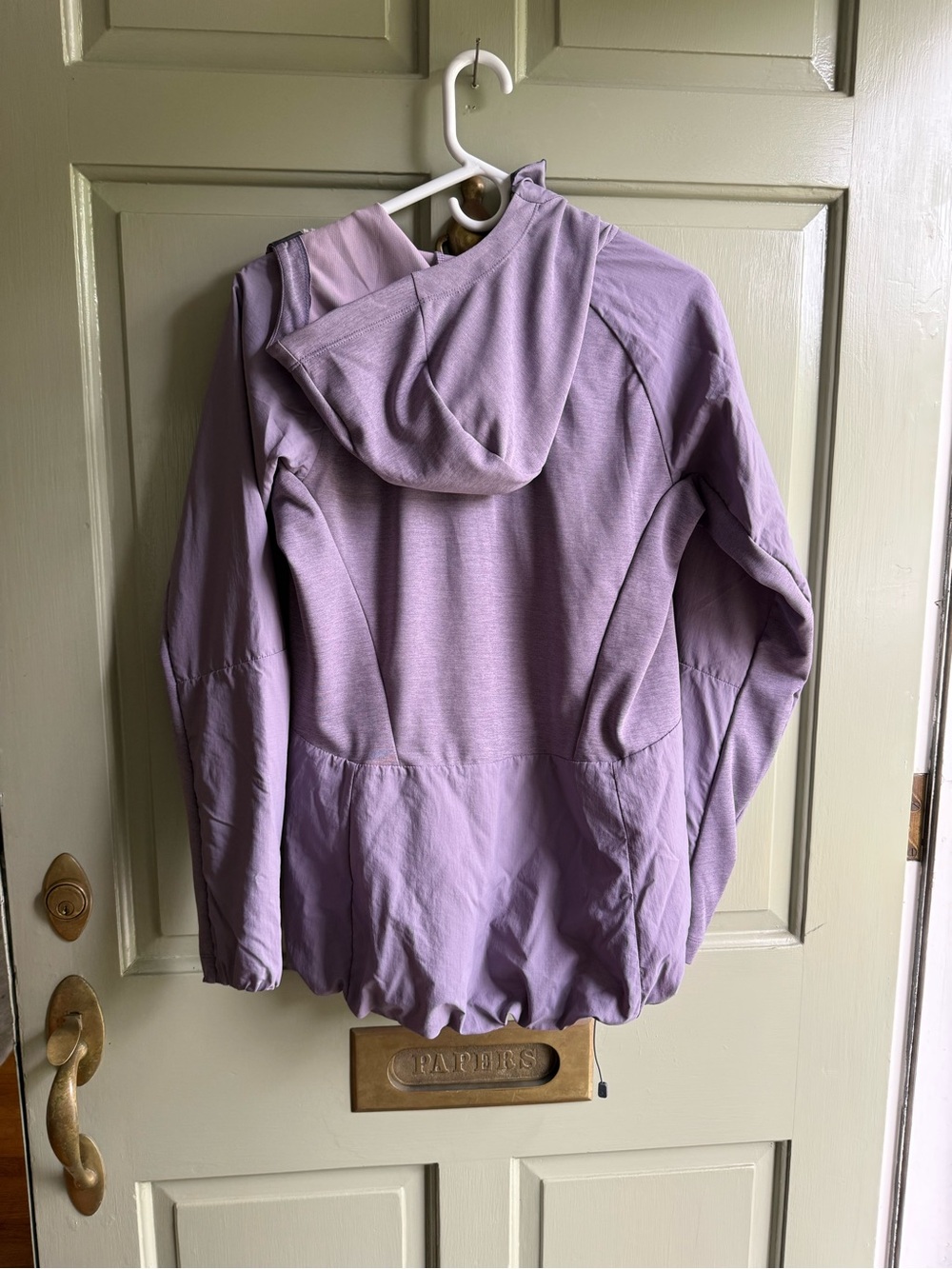 Norrona more Octa zip purple sage half zip pullover with draw string waist - Picture 3 of 6